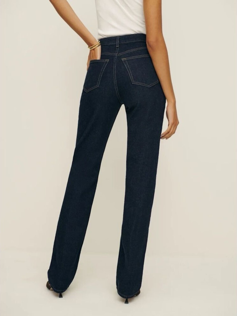 Cynthia High Rise Straight Jeans Ondine wash